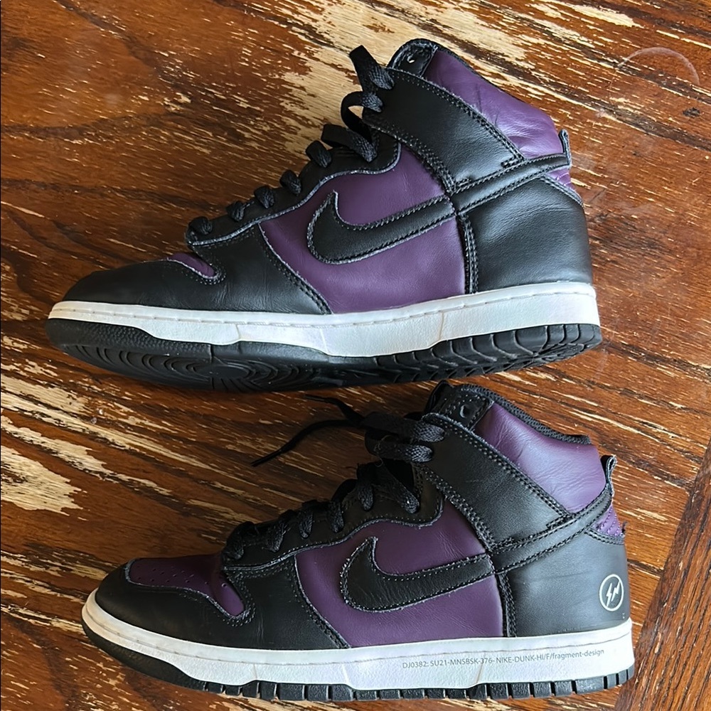 Nike Dunk High Top Fragment Sneakers